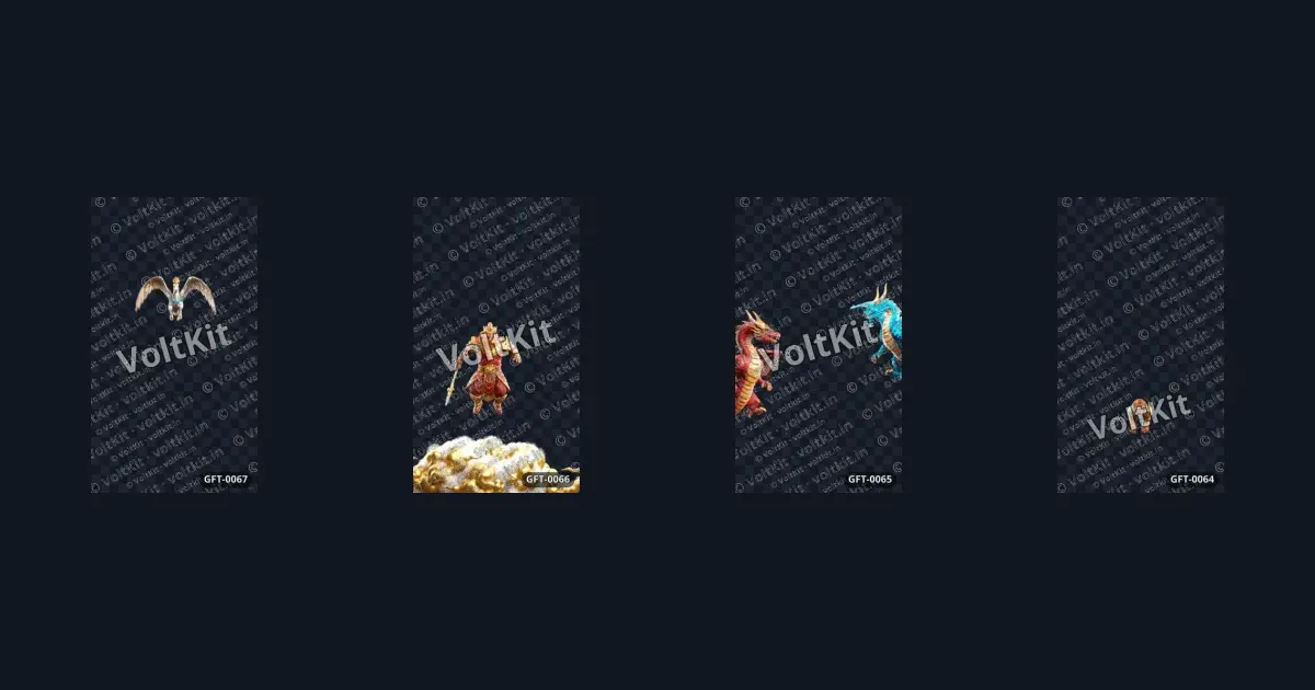 🎁 NEW SVIP 3D ANIMATED ENTRY EFFECTS LIMITED OFFER 🔥, a bundle of 4 3D gifts (watermarked previews)