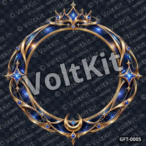 Celestial Sovereign profile frame, a 3D gift (watermarked preview)