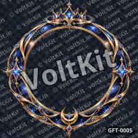 Celestial Sovereign profile frame, a 3D gift (watermarked preview)