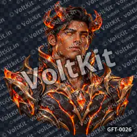 Lava guardian avatar, a 3D gift (watermarked preview)