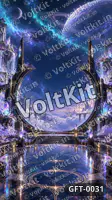 Obsidian Portal Over Lavender Clouds, a 3D gift (watermarked preview)