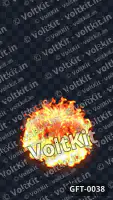 Phoenix rising from flames, an animated 3D gift (watermarked preview)