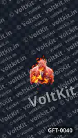 Phoenix animation on black backg, an animated 3D gift (watermarked preview)