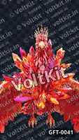 Phoenix queen spreading wings, an animated 3D gift (watermarked preview)