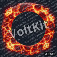 VoltKit Lava Ring Profile Frame 1080p, an animated 3D gift (watermarked preview)