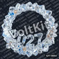 Animated ice crystal frame design 1080p 2027, an animated 3D gift (watermarked preview)