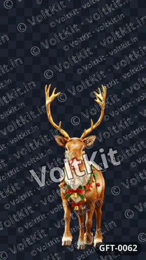 Festive reindeer animation entry 1080p SVGA entry effect animation, an animated 3D gift (watermarked preview)