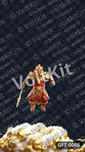 SVIP ENTRY EFFECT SVGA ANIMATION Monkey king battling guardian 1080p, an animated 3D gift (watermarked preview)